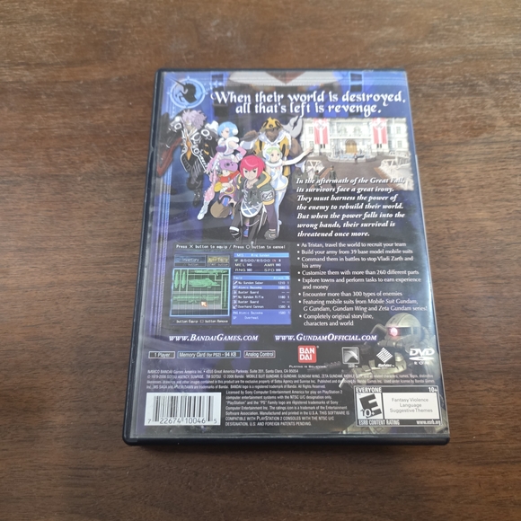 MS Saga: A New Dawn for PlayStation 2 - Black - Picture 4 of 4